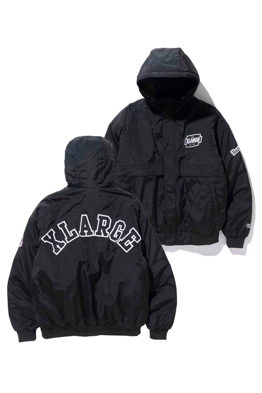 XLARGE - NYLON PUFFER JACKET / グレー | Tempt