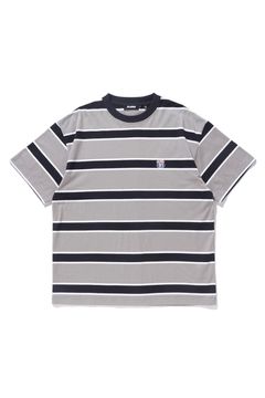 XL91 STRIPED S/S TEE / グレー