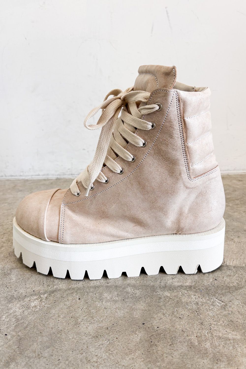 [ラスト1点 サイズ42] BOOTS / アッシュピンク×ホワイト