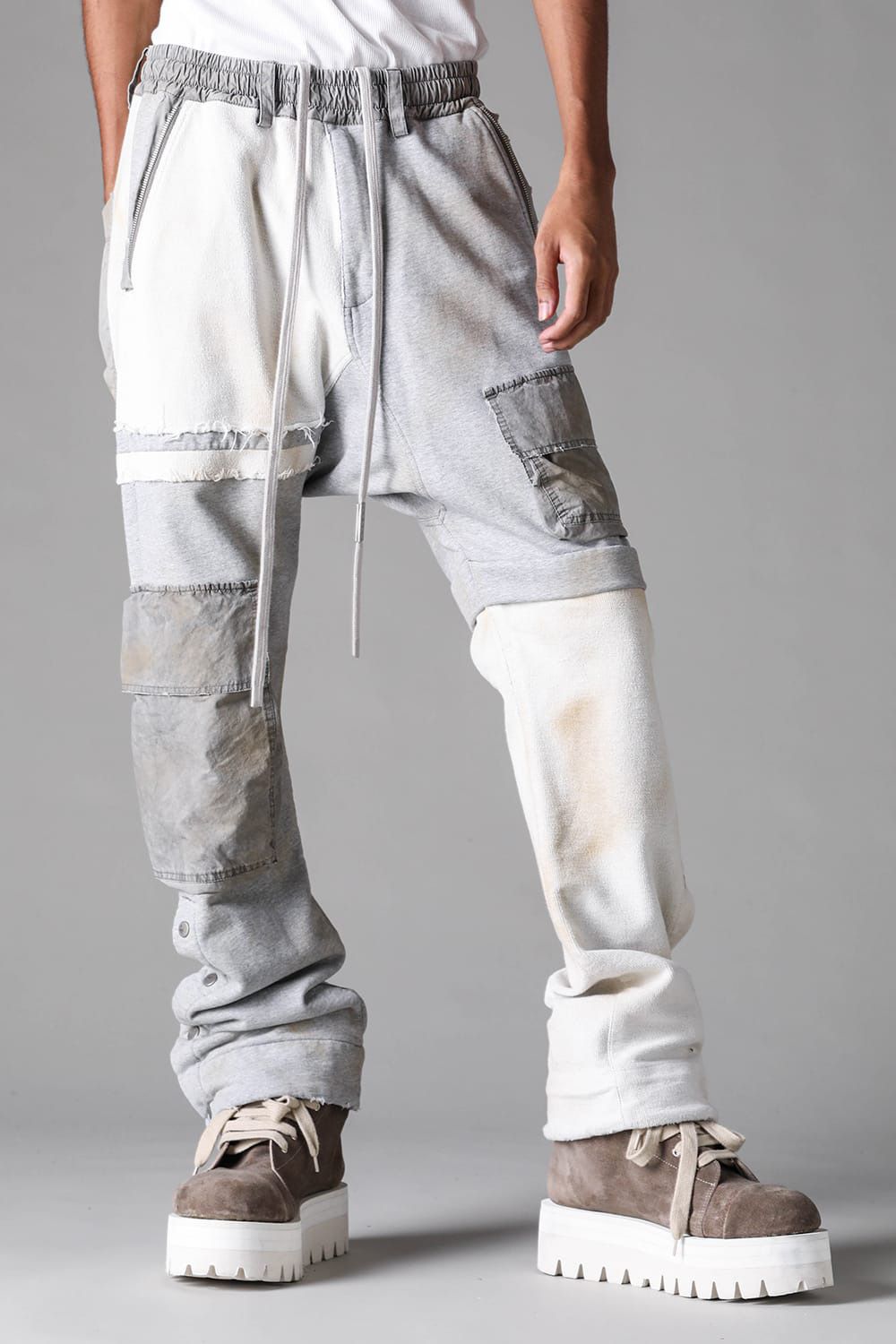 Vintage Cargo Flare Long Pants