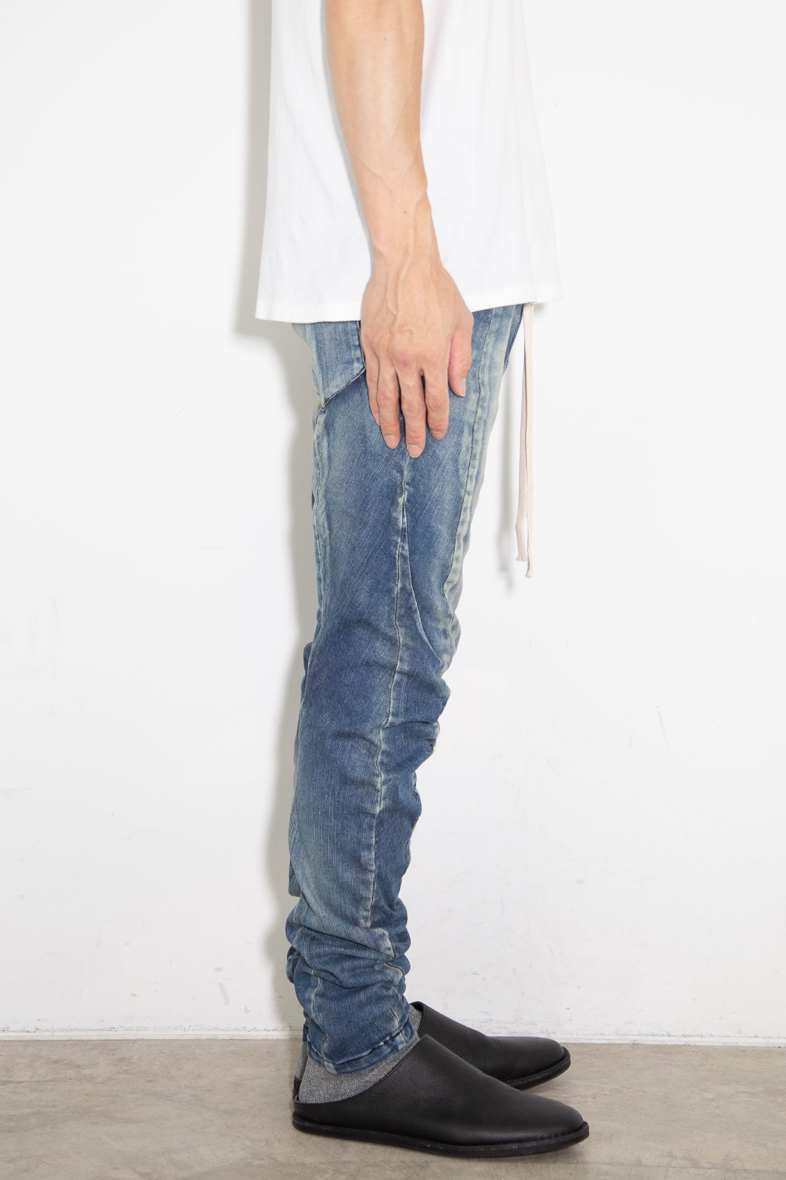 アナトミカルフィットデニム / DENIMD ANATOMICAL FITTED LONG PANTS / ブルー / ag-1806-4
