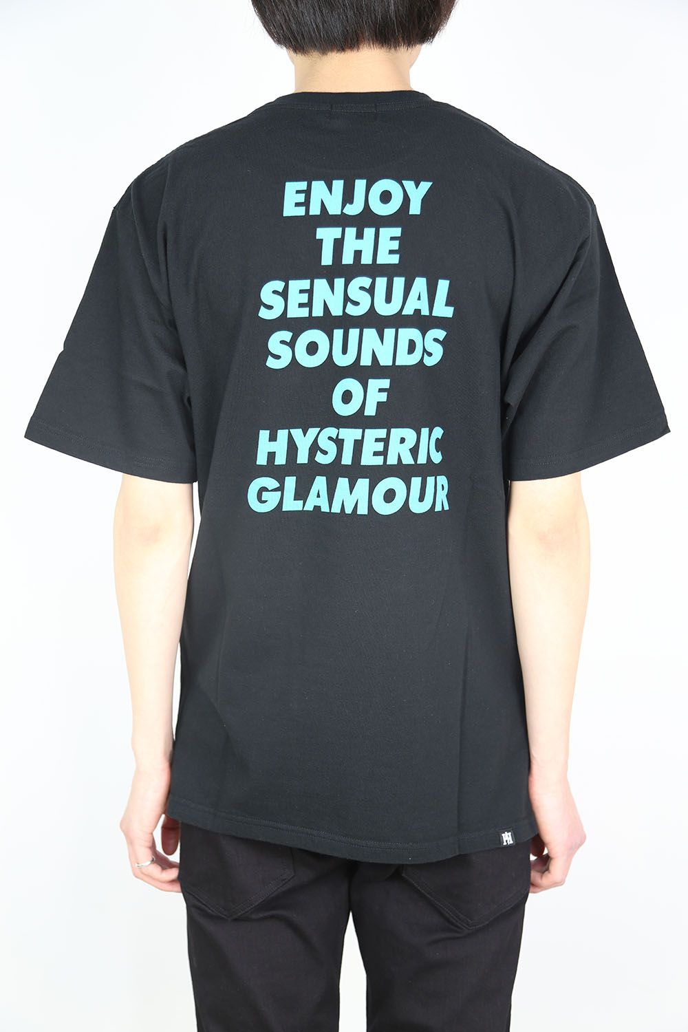 HYSTERIC GLAMOUR - SENSUAL SOUNDS Tシャツ / ブラック | Tempt