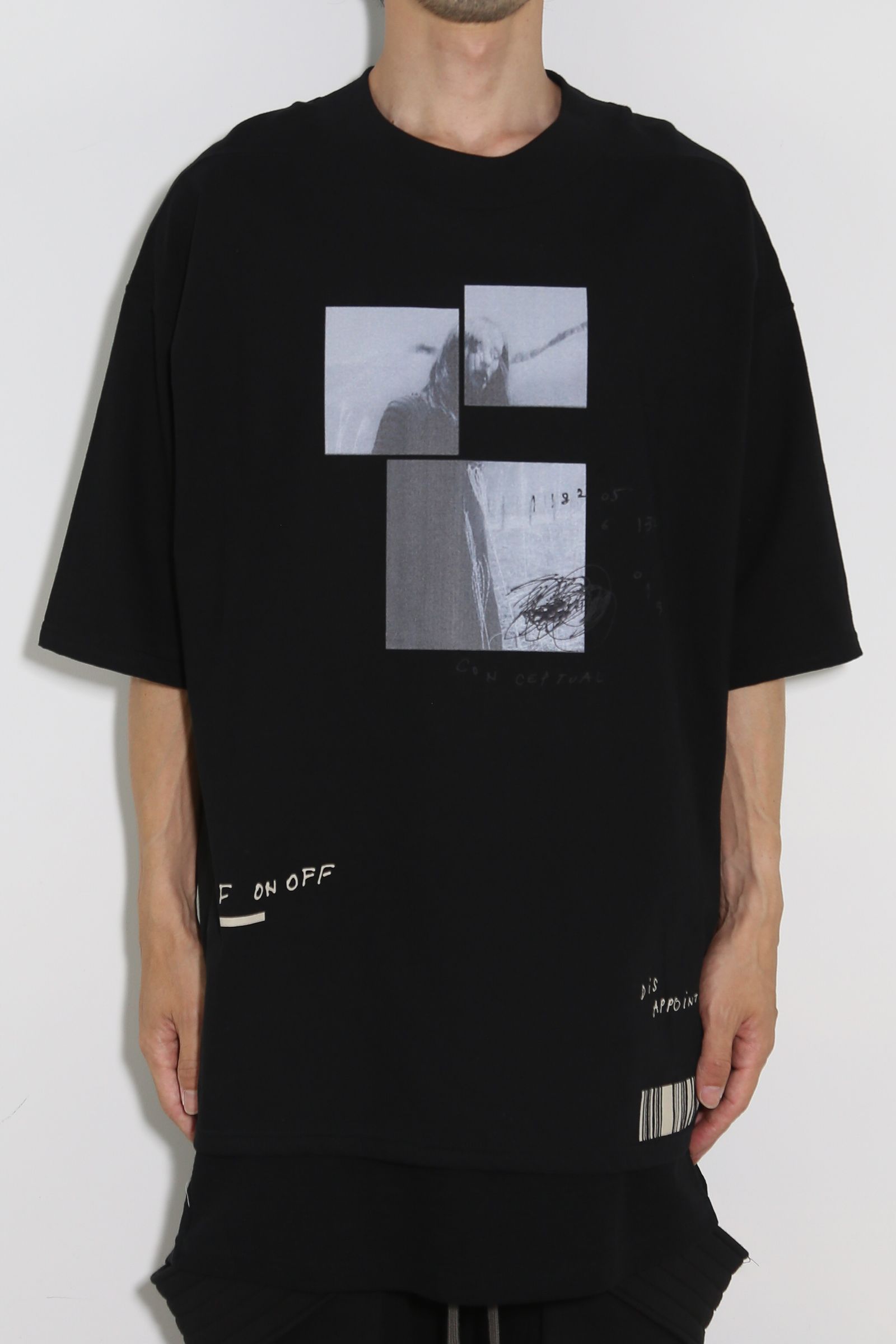 タイプBプリントカットソー / Type B Print T-Shirts / ブラック / ag-7024-2
