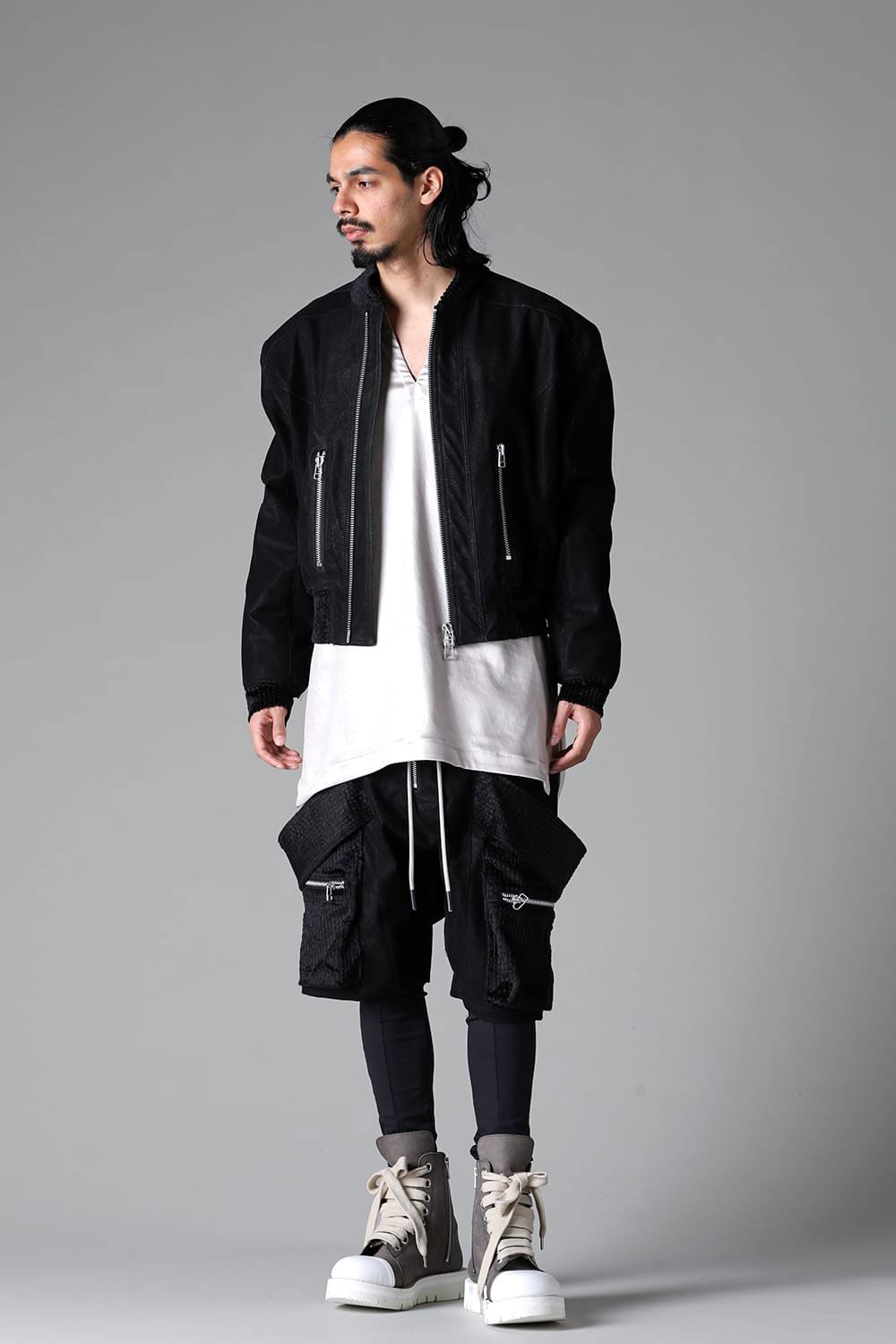 BELT CARGO SHORTS / ブラック
