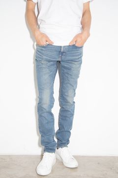 【人気定番商品】 HYS SP加工 スリムデニムパンツ / ライトインディゴブルー