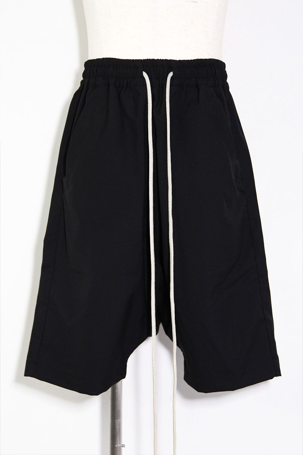 サマーウールサルエルショーツ / Summer Wool Sarouel Shorts / ブラック / ag-11042