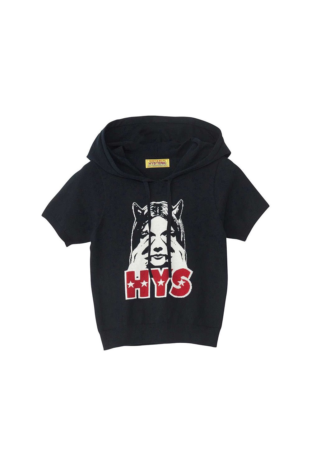 SEE NO EVIL編込 パーカー / ブラック