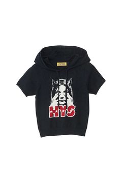 SEE NO EVIL編込 パーカー / ブラック