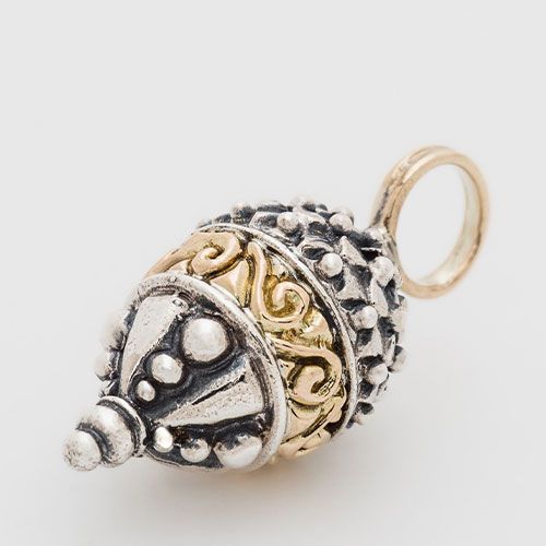Santorini Pine Cone Pendant / GP025