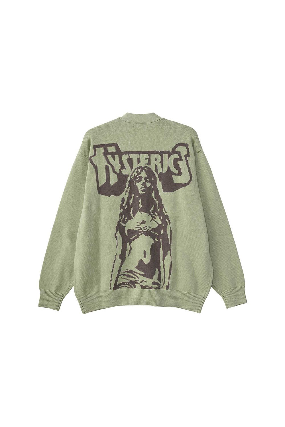 HYSTERIC GLAMOUR - BAD ASS MAMA編込 カーディガン / ピンク | Tempt