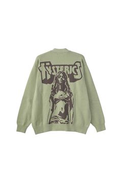 BAD ASS MAMA編込 カーディガン / グリーン