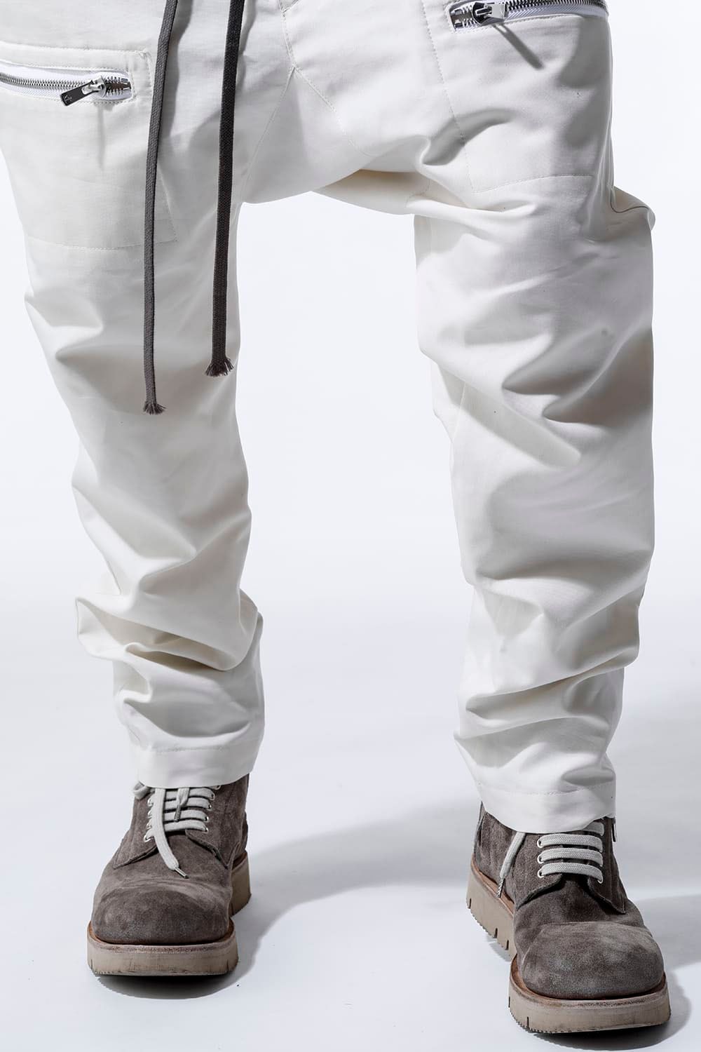 サイドジップワイドパンツ / Side Zip Long Pants / アイボリー