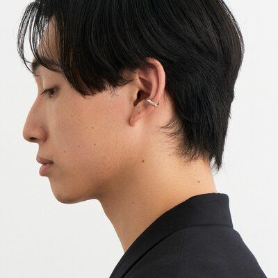 Curved Frost Ear Cuff