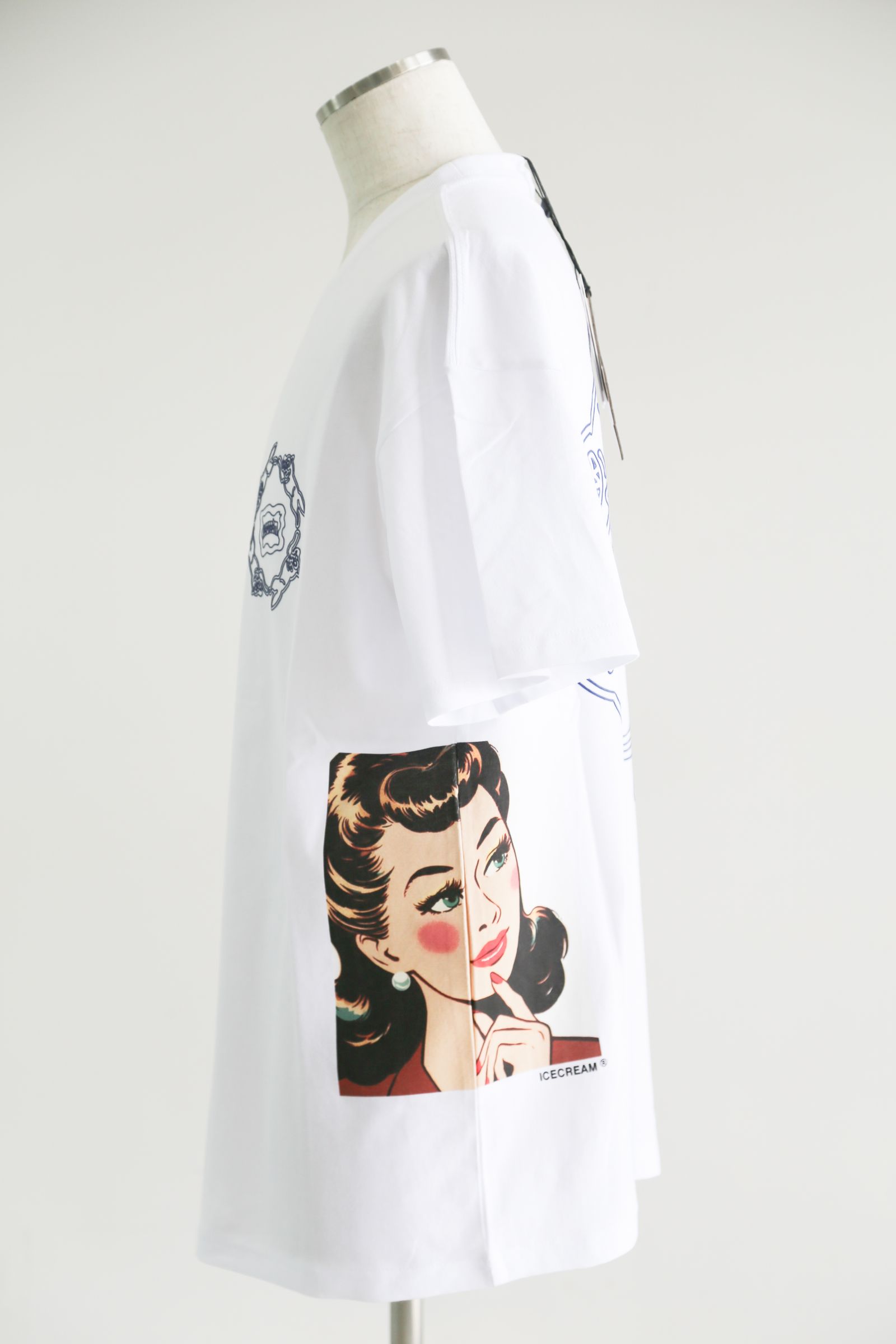 【ICECREAM】I'M THINKING T-SHIRT / ホワイト