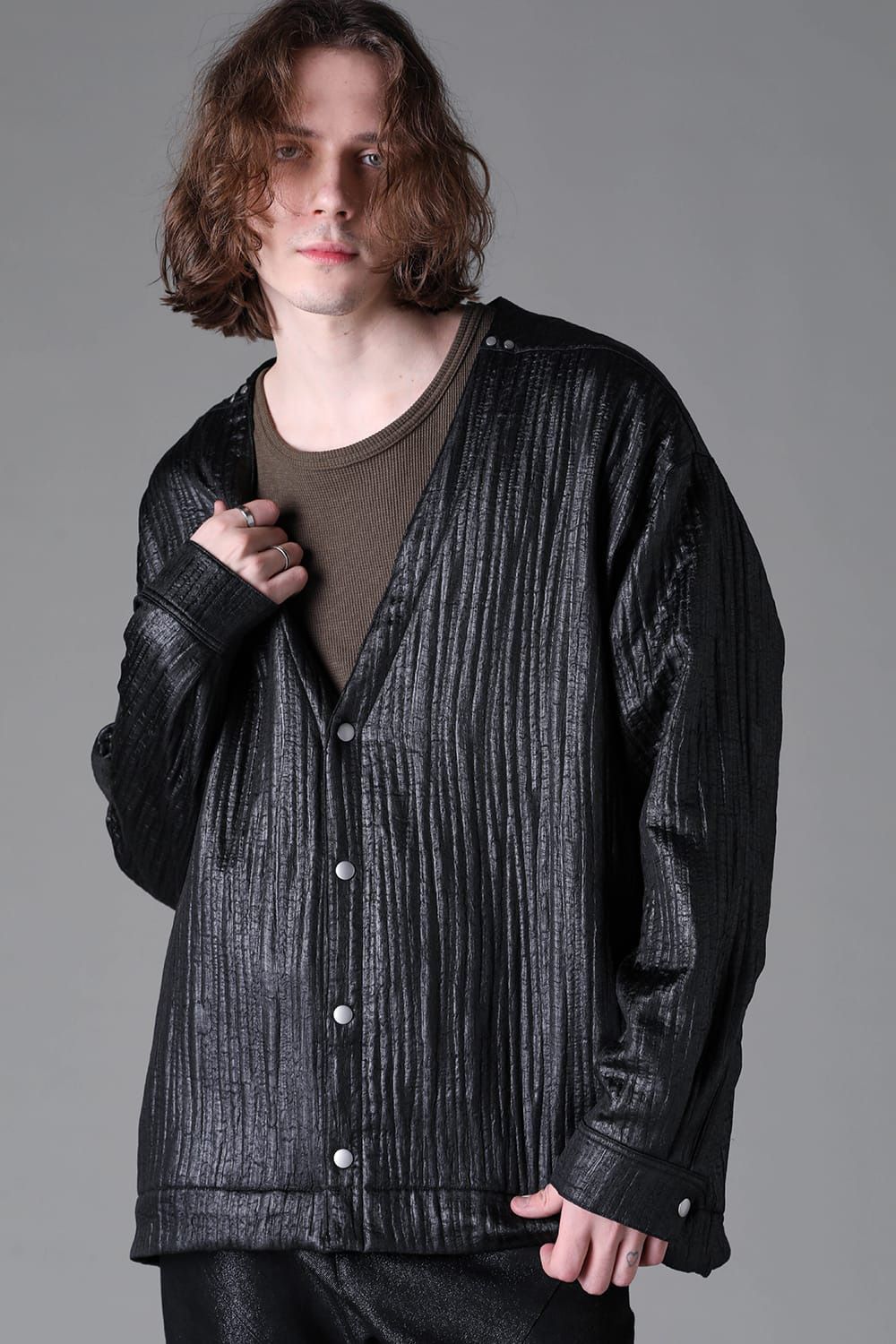 Lined Cardigan Shirts