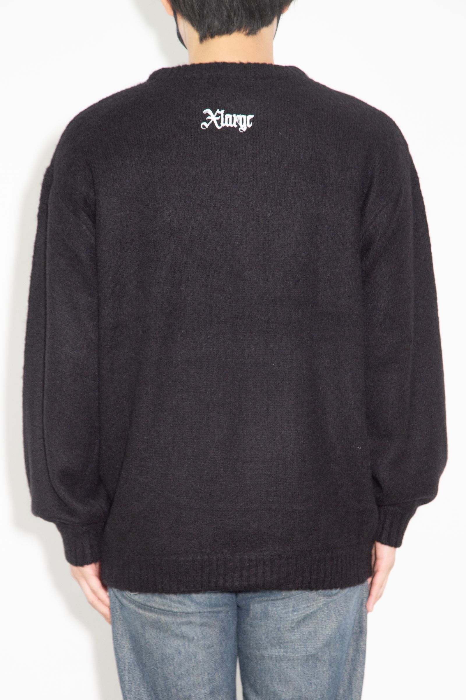 OLD ENGLISH MOHAIR KNIT SWEATER / ブラック