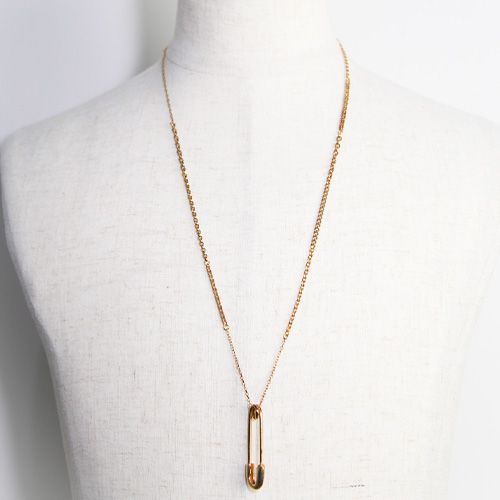 ピンネックレス / B / ゴールド / PIN NECKLACE / B / GOLD
