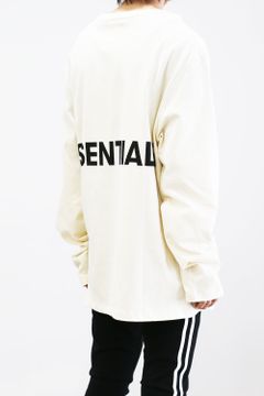 BACK LOGO L/S TEE / ベージュ