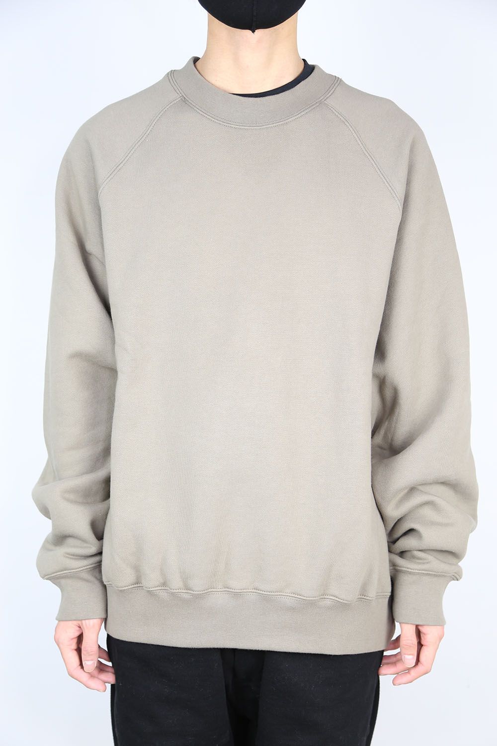 FOG ESSENTIALS - [ラスト1点 サイズL] 21SS BACK LOGO SWEAT (RUBBER) / ライトオートミール |  Tempt