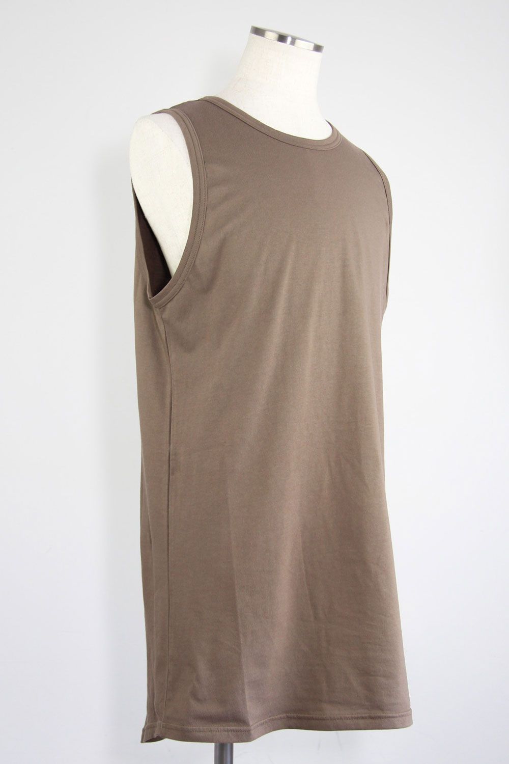 ロングタンクトップ / Long Tank Top / ブラウン / ag-6083-1