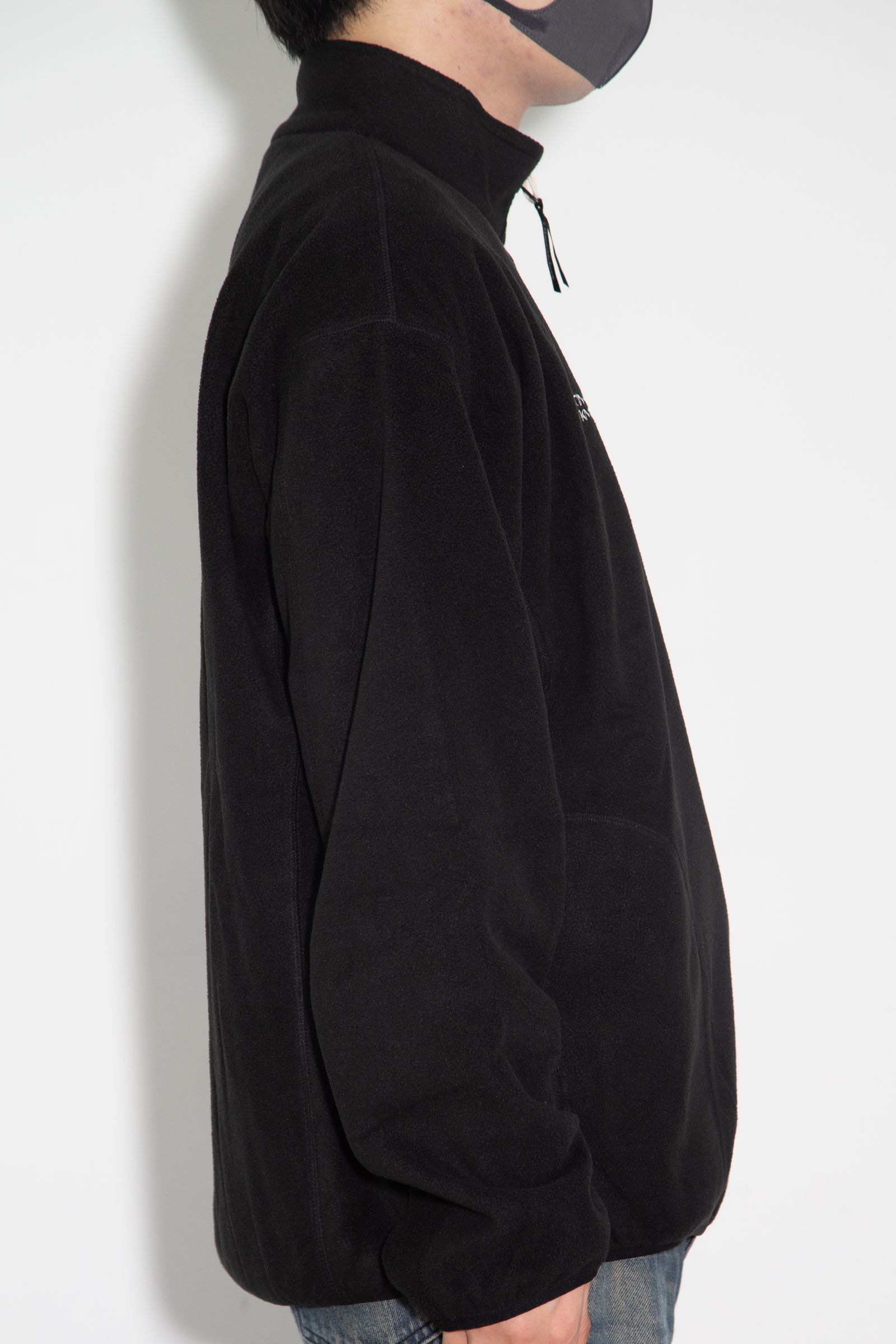 FLEECE HALF ZIP / ブラック
