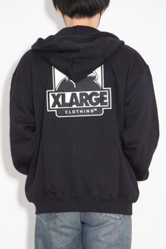 OG BOX ZIP UP HOODIE / ブラック