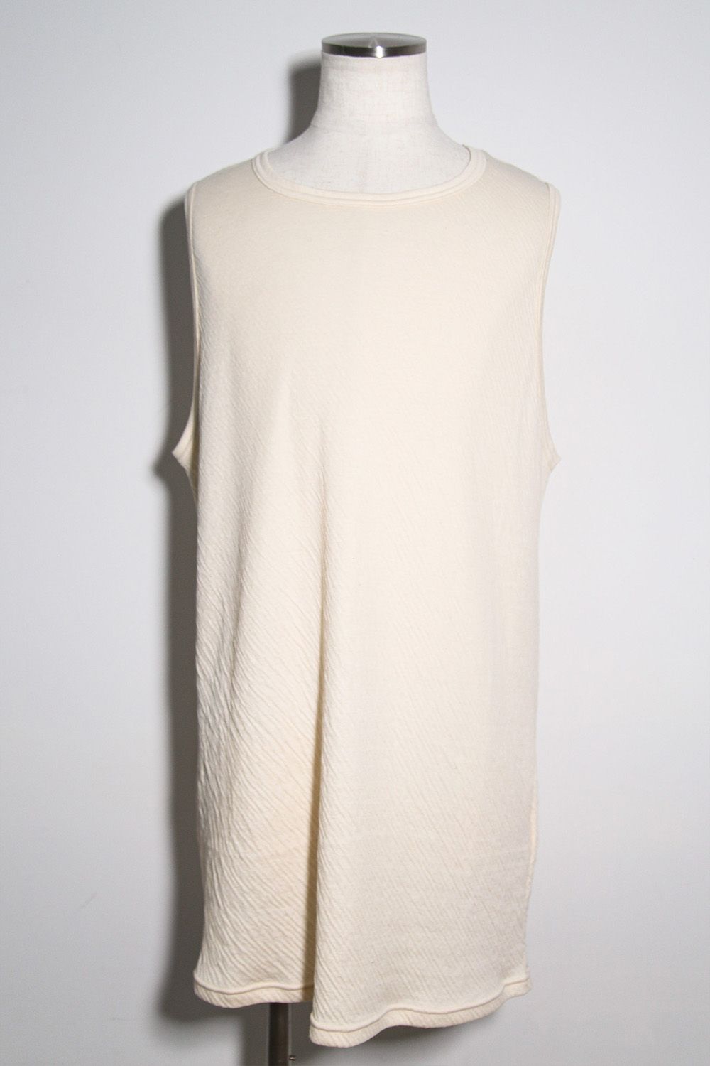 Double Gauze Long Tank Top / アイボリー