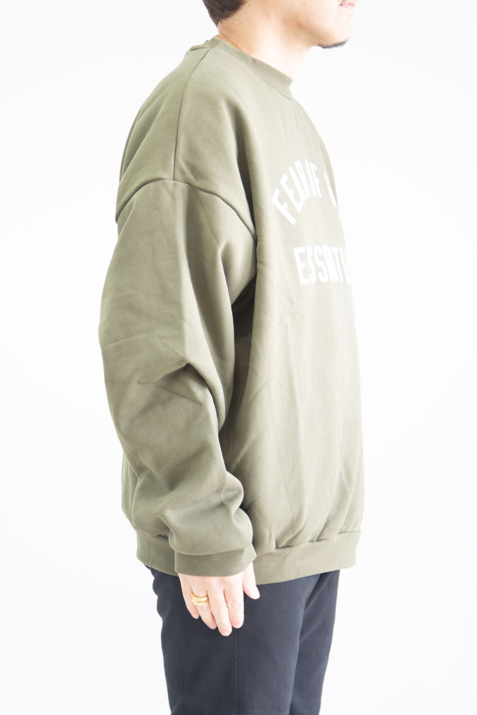 24FW ARCH LOGO CREW SWEAT SHIRTS / ミリタリー