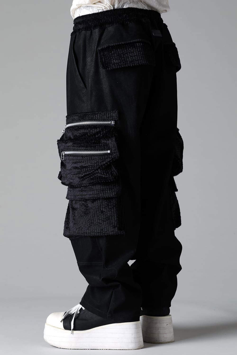 CARGO WIDE PANTS / ブラック