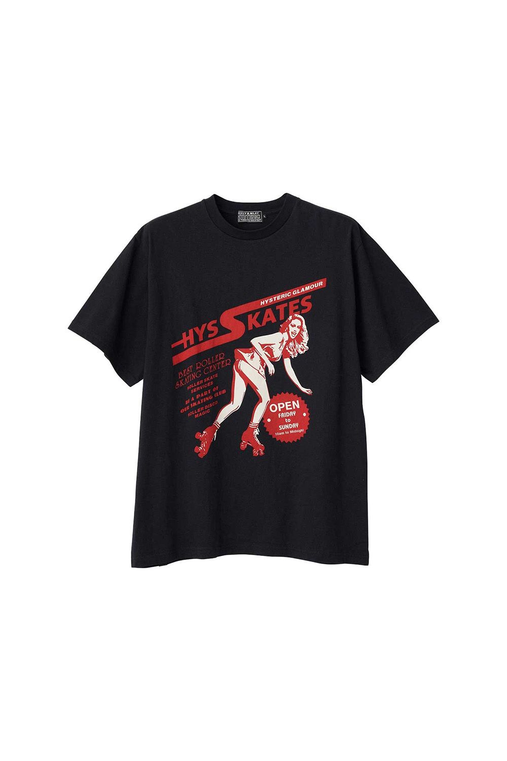 HYS SKATES Tシャツ / ブラック