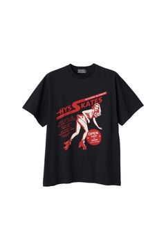 HYS SKATES Tシャツ / ブラック