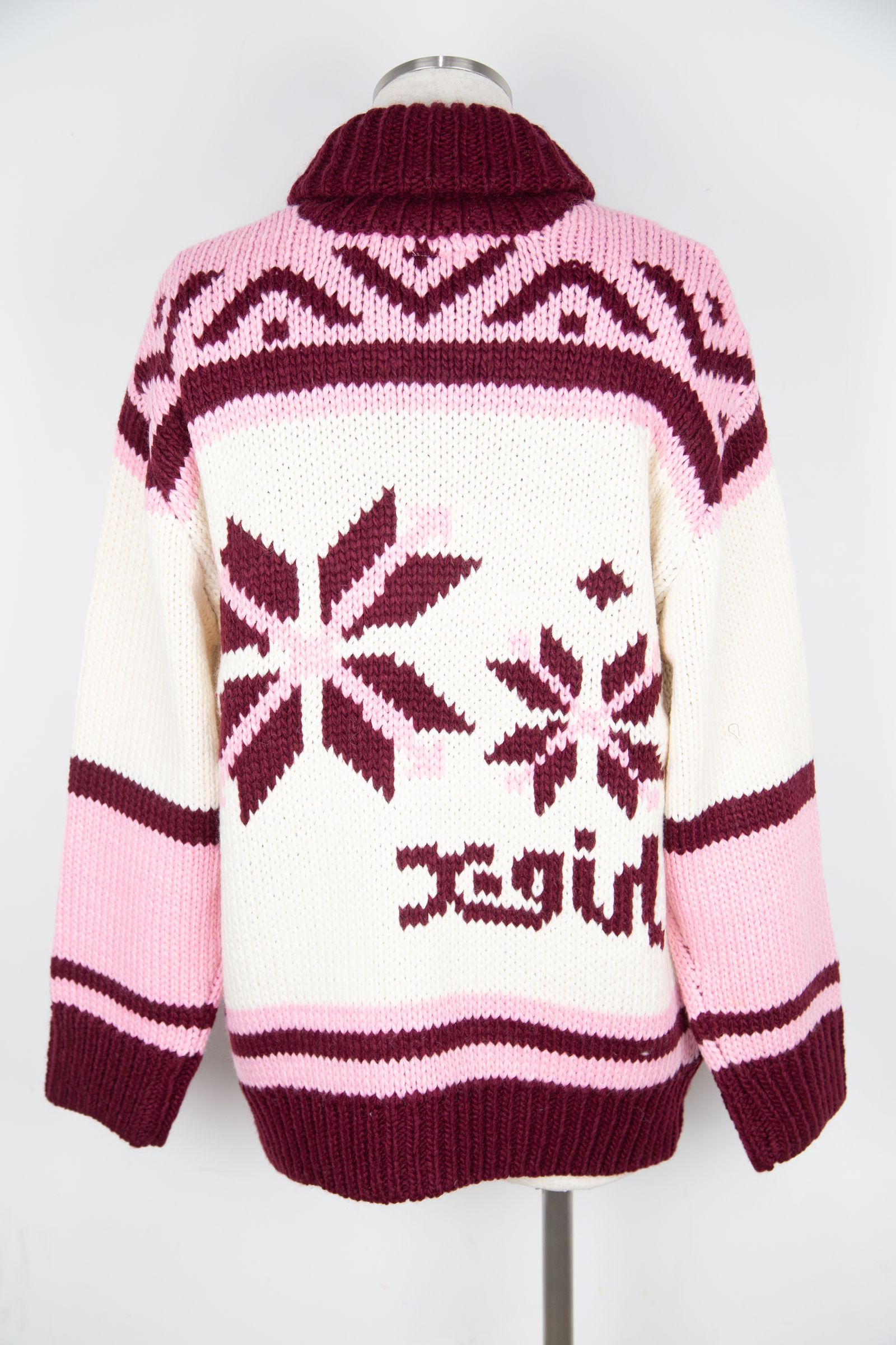 X-girl - NORDIC KNIT CARDIGAN / ピンク | Tempt