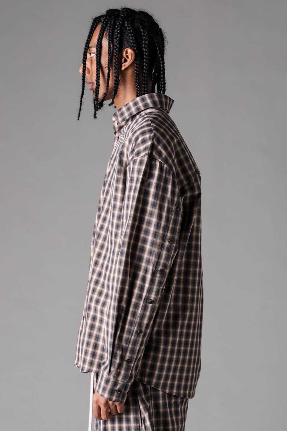 Plaid Back Button Shirts
