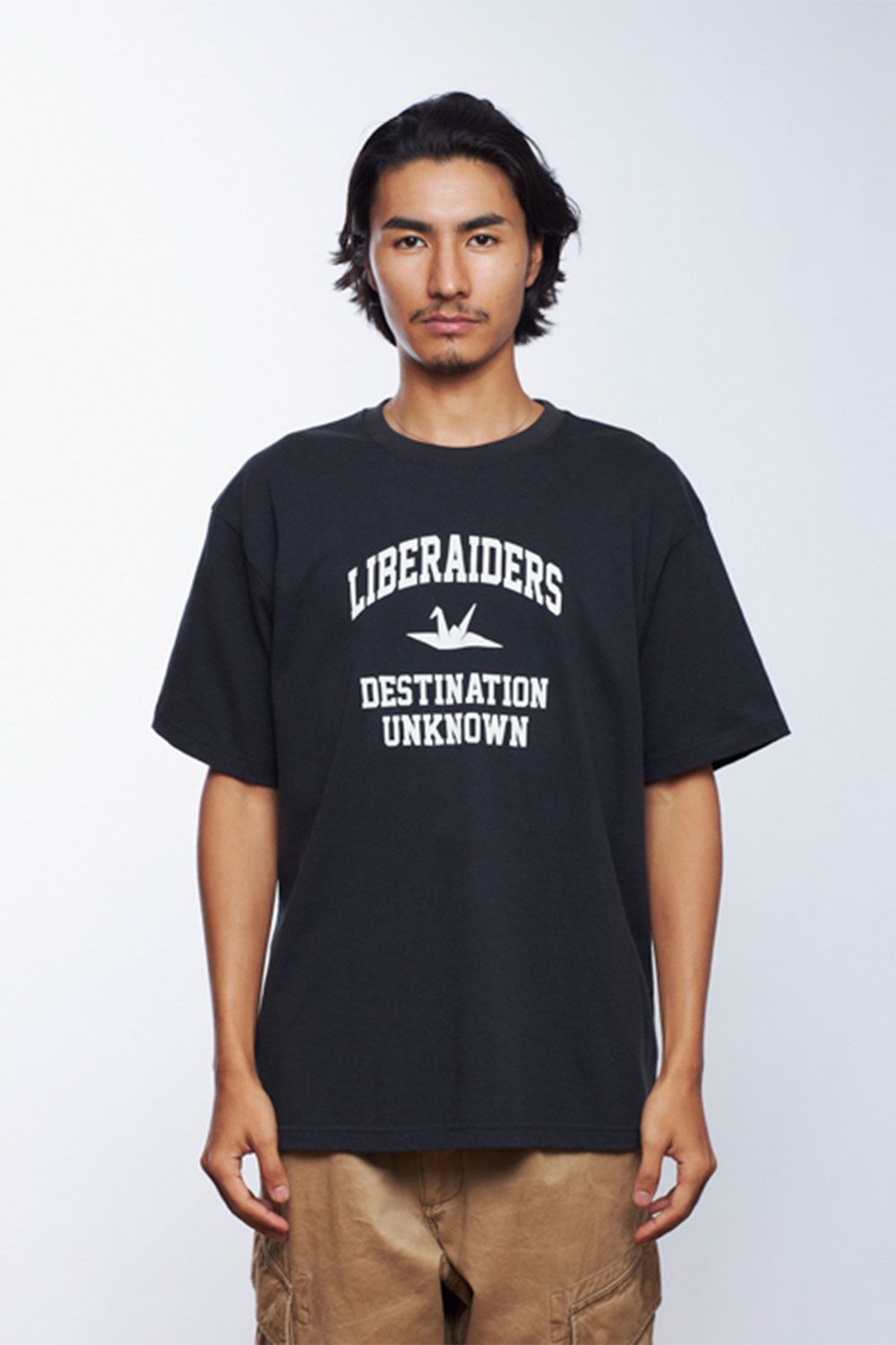COLLEGE LOGO TEE / ブラック