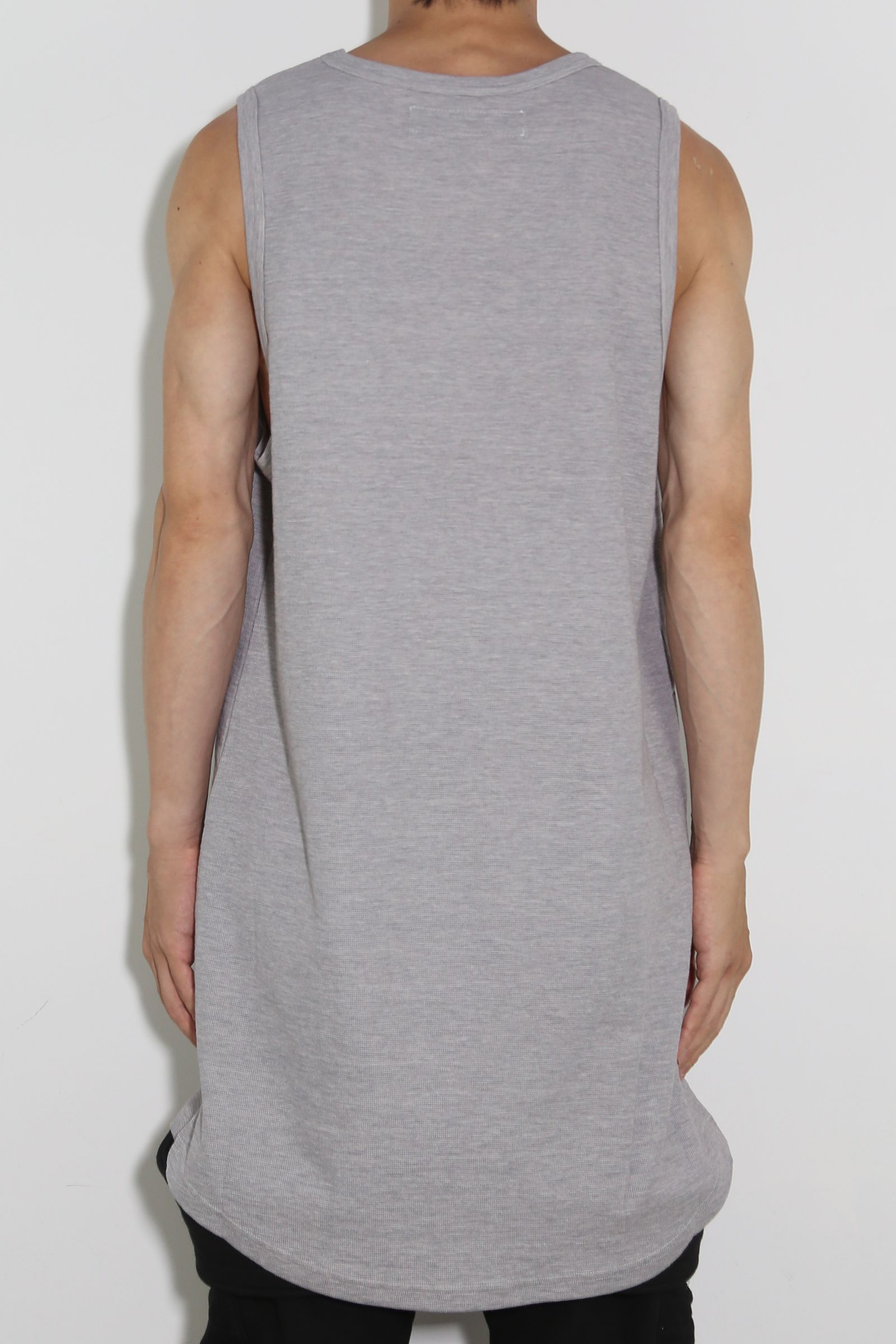 サーフニットロングタンクトップ / Surf Knit Long Tank Top / ライトグレー / ag-6083-4