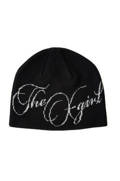GLITTER LOGO BEANIE -