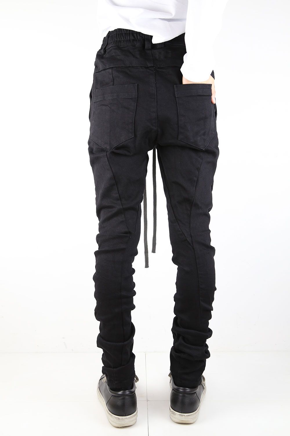 アナトミカルフィットロングパンツ / ANATOMICAL FITTED LONG PANTS / ブラック / ag-1806-1