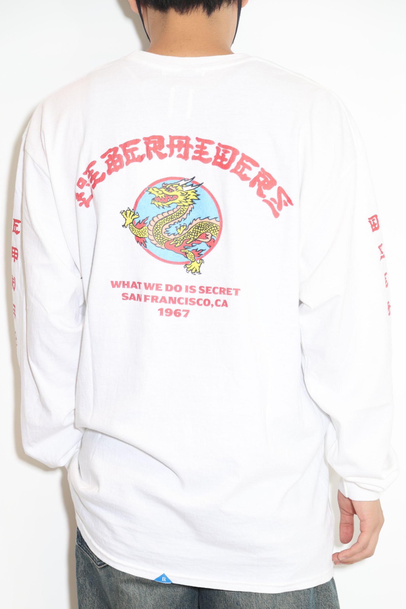 DRAGON L/S TEE / ホワイト