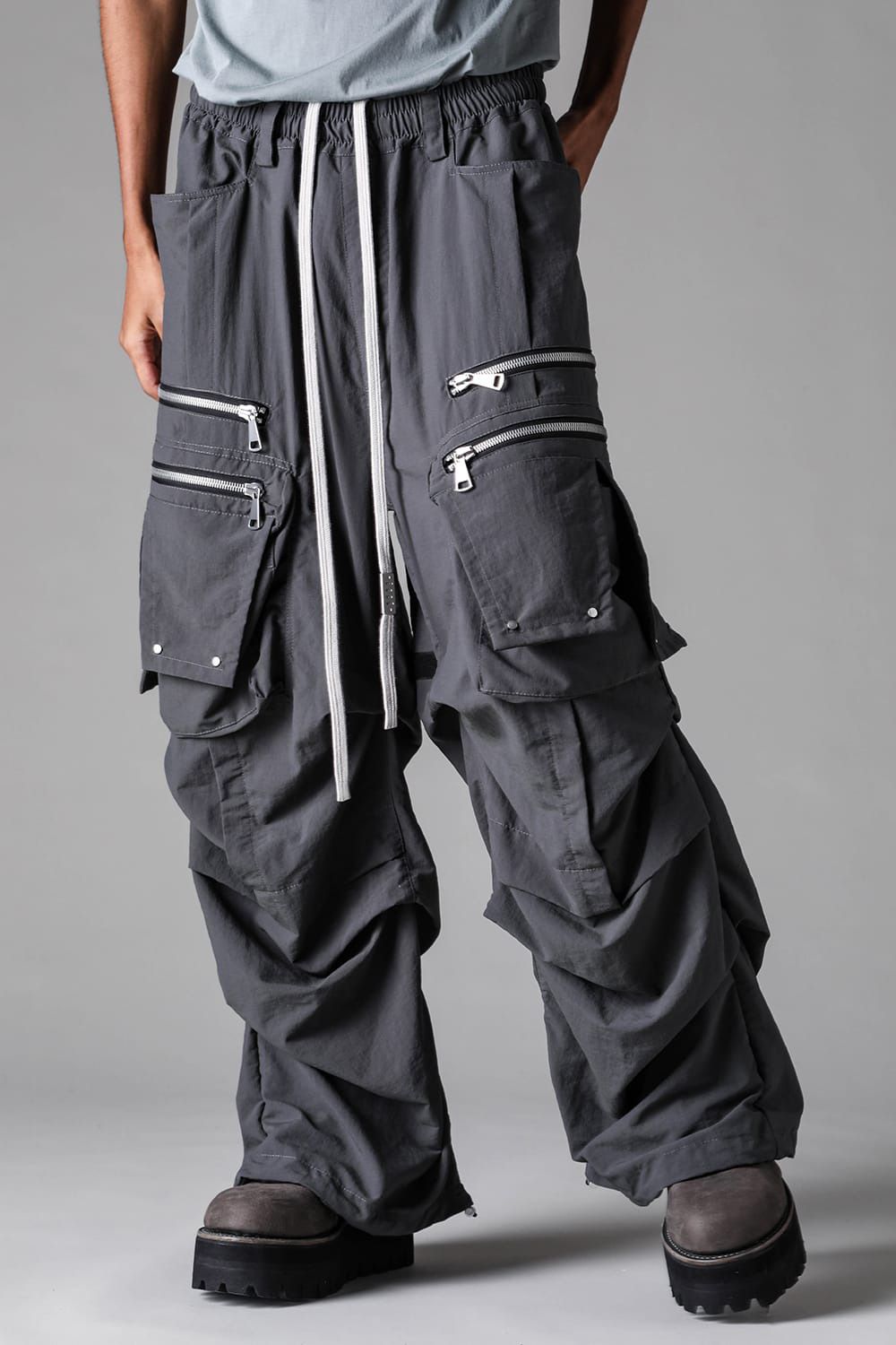 Cargo Tuck Wide Pants