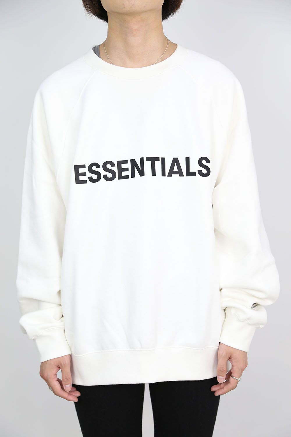 FRONT LOGO SWEAT / ホワイト