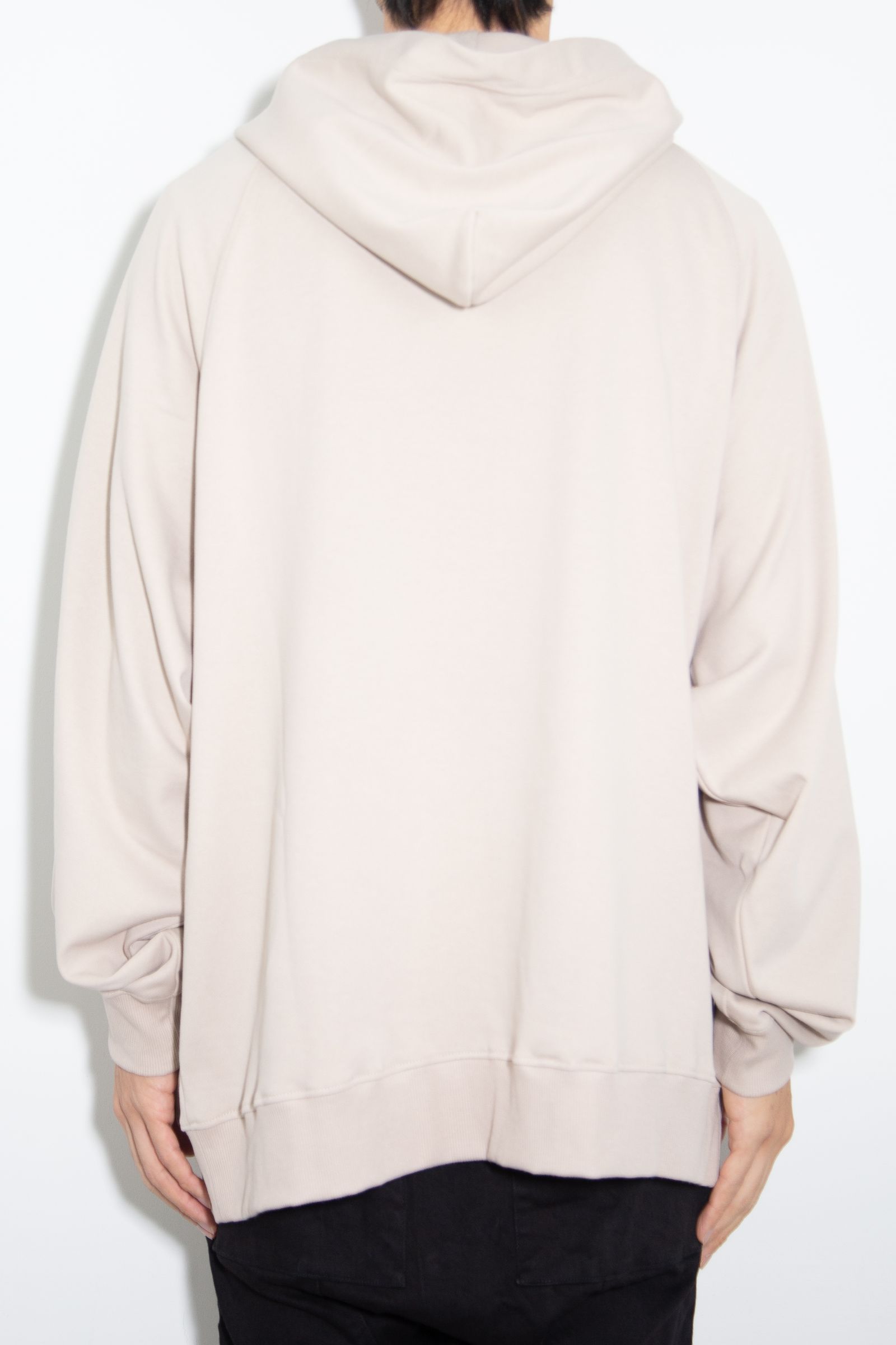 ライトウェイトオーバーサイズパーカー / Light Weight Sweat Hoodie / ライトベージュ / ag-7040