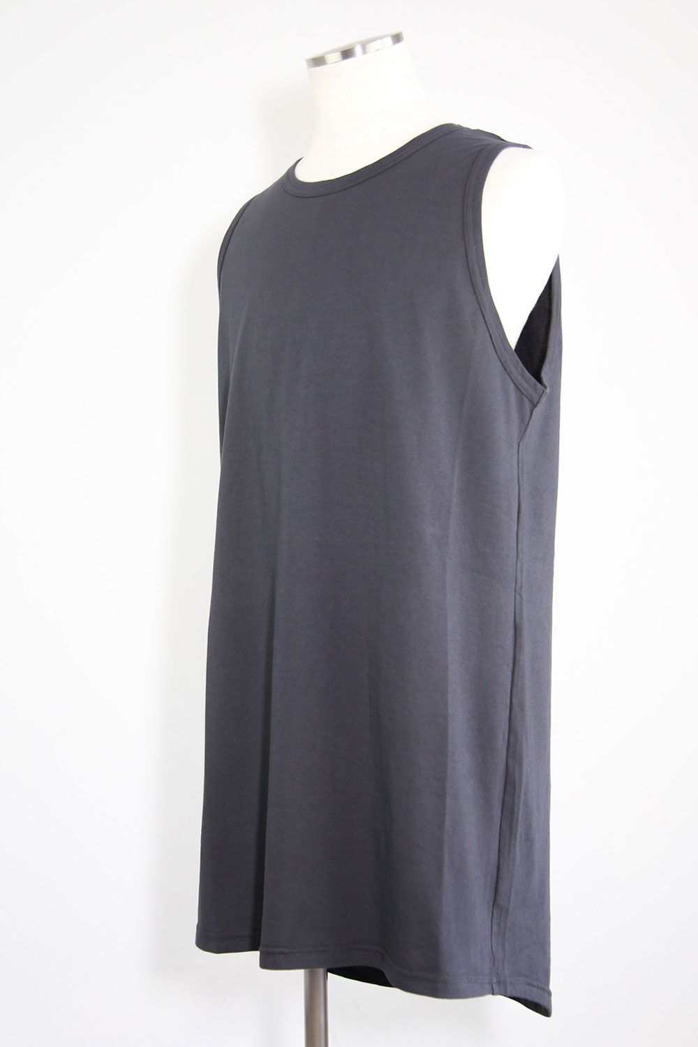 ロングタンクトップ / Long Tank Top / ダークグレー / ag-6083-1