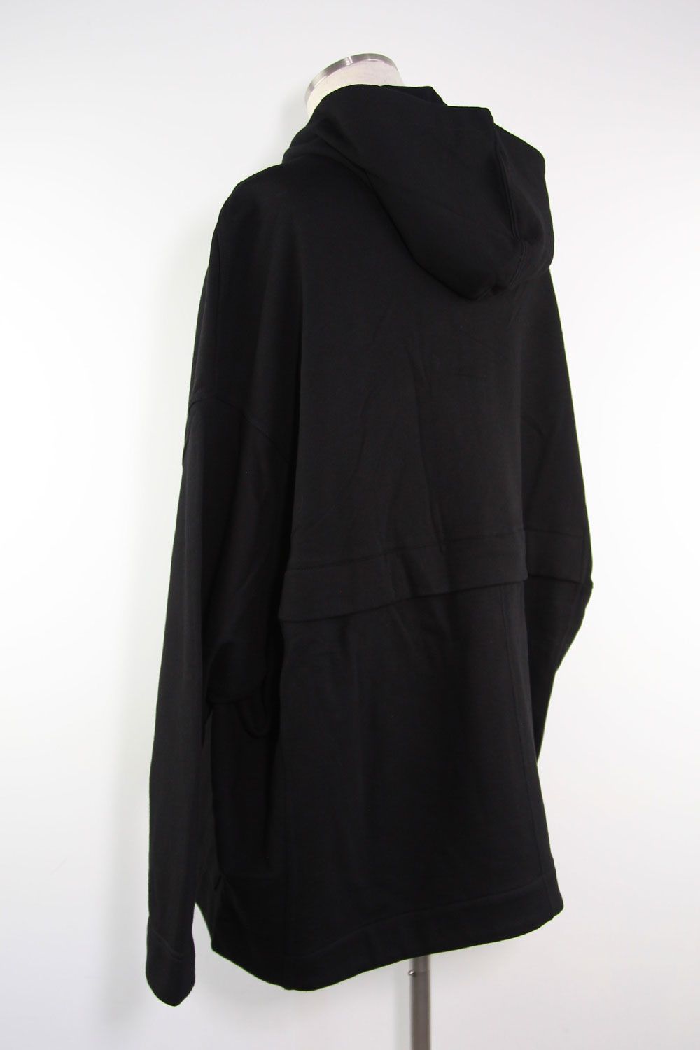 スウェットドルマンジップフーディ / Sweat Dolman Zip Hoodie / ブラック