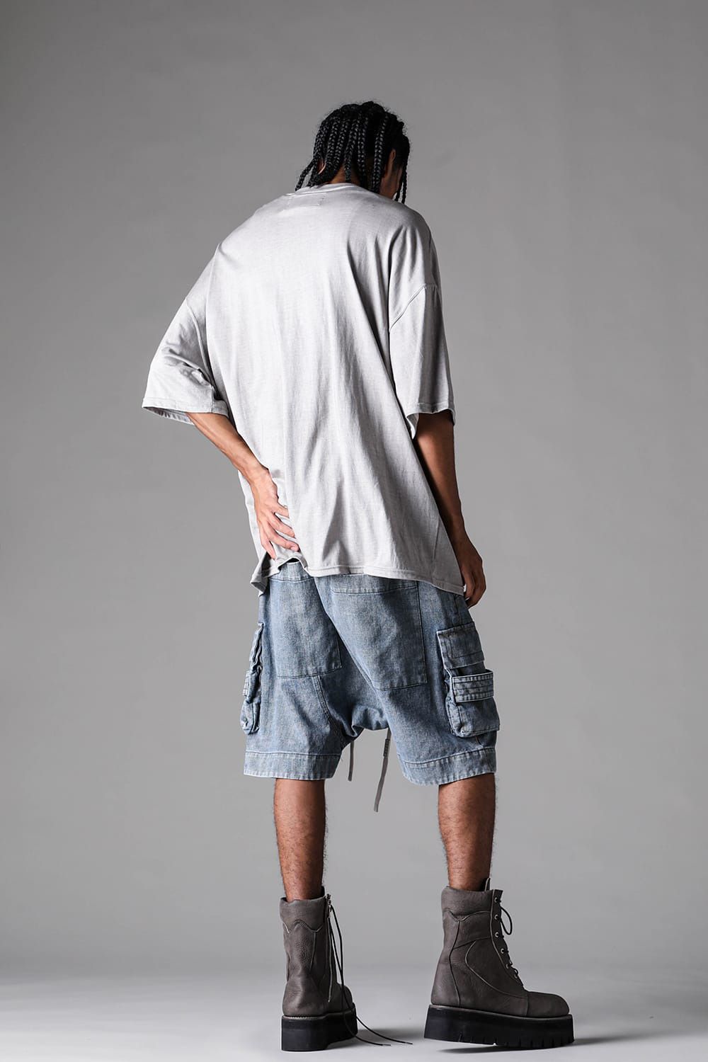 Denim Cargo Shorts