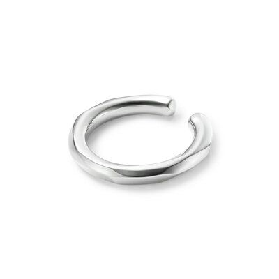 Crockery Hoop Earcuff - M - SILVER