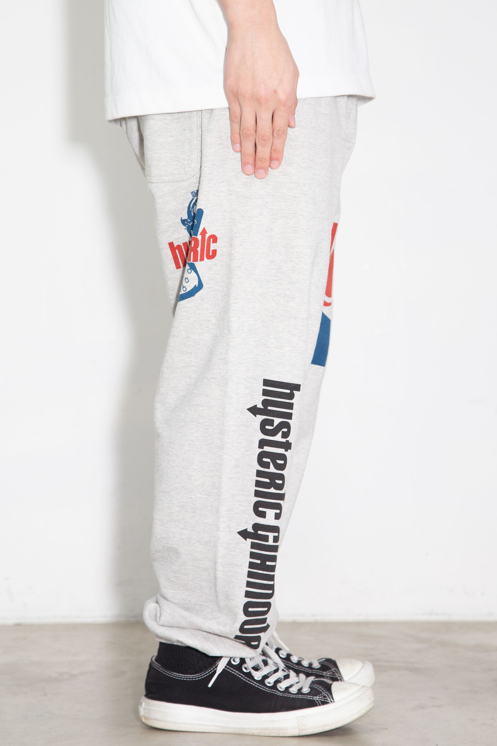 HYS FLARE LOGO スウェットパンツ / グレー