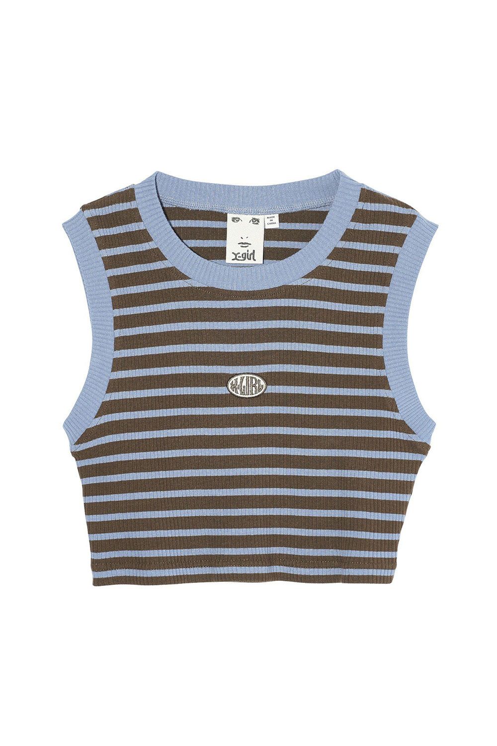 OVAL LOGO TANK TOP / ブラウン