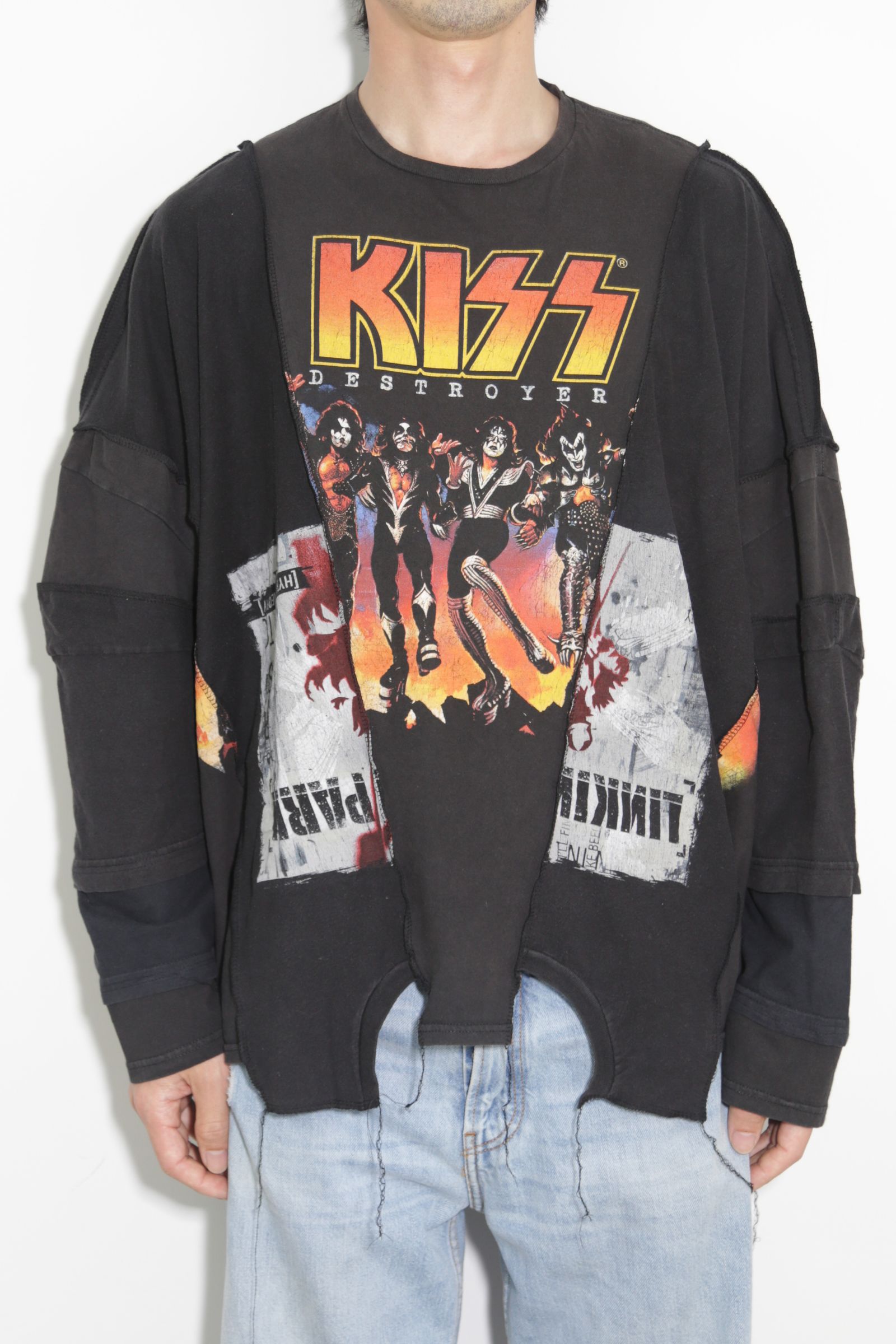 Long Sleeve Band Tee A / ブラック