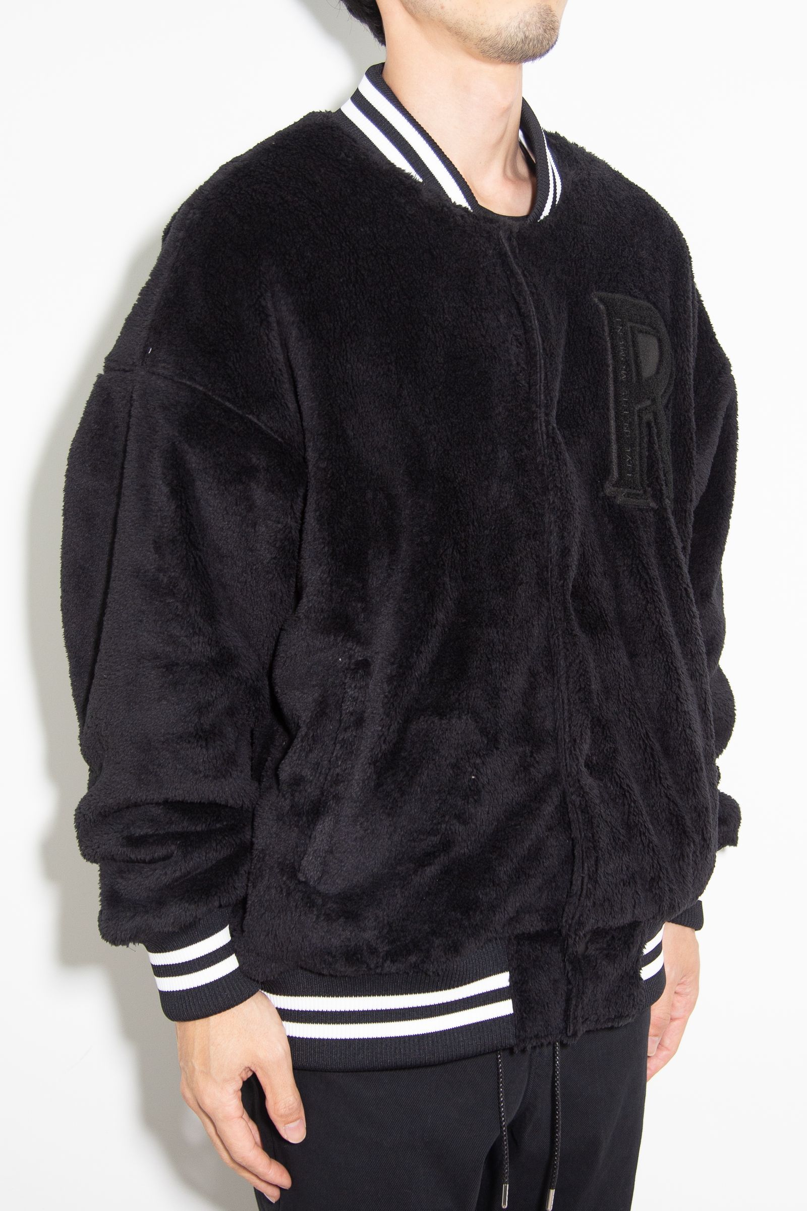 BOA OVER  VARSITY JACKET / ブラック
