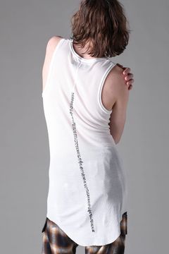 Back-Printed Rib Tank Top